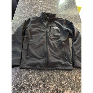 The North Face Men's Apex Risor Soft Shell Jacket Sz S  Windproof Coat Black